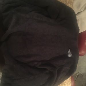 North face zip up sweatshirt.